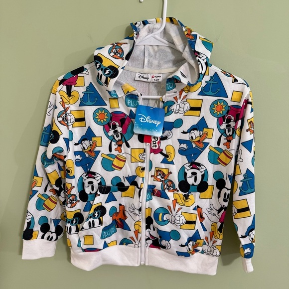 NEW Disney characters hoodie zip up jacket.  unisex - Picture 1 of 4